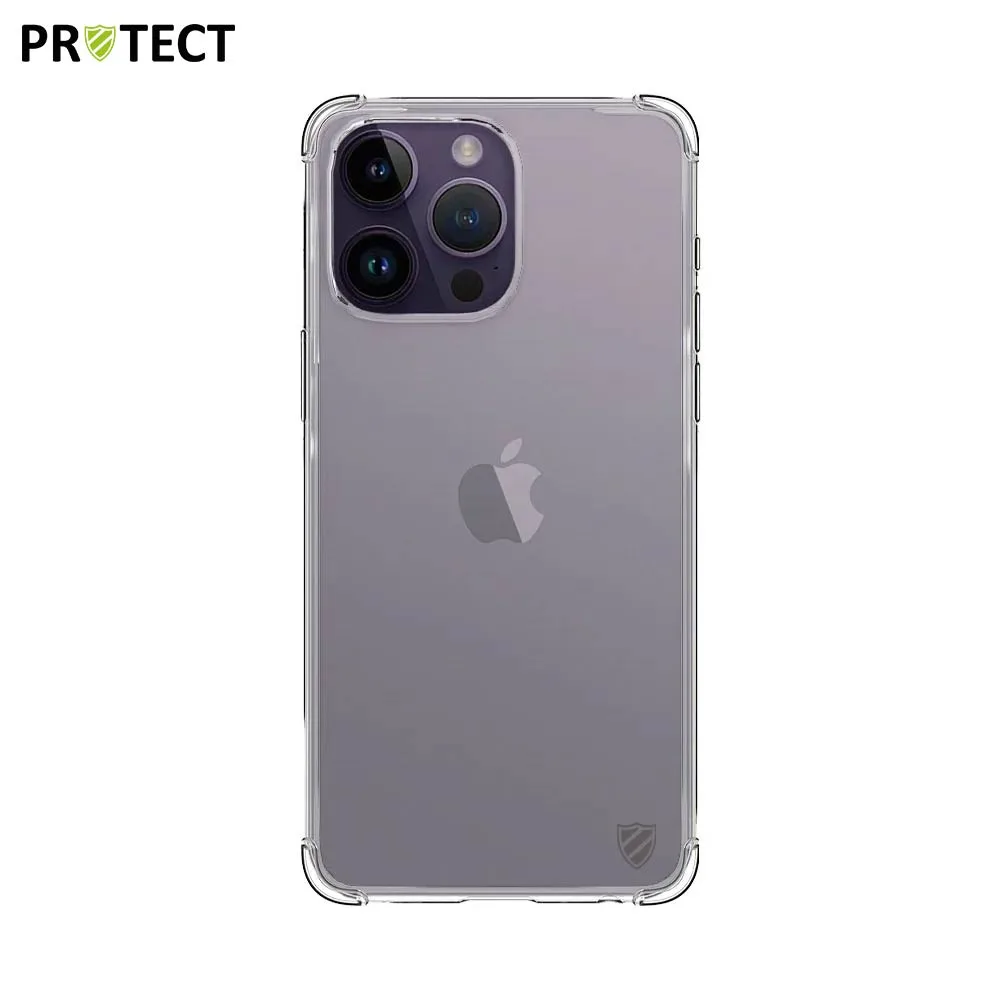 Pack de 10 Coques Silicone Renforcée PROTECT pour Apple iPhone 14 Pro Max Bulk Transparent