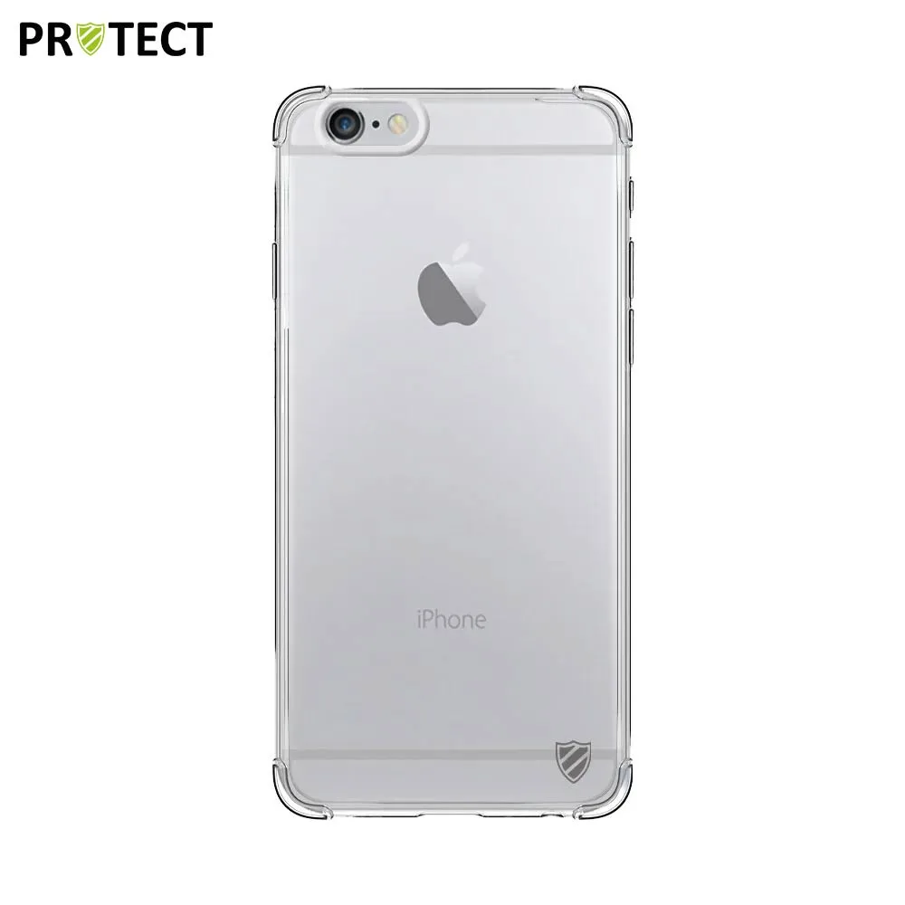 Pack de 10 Coques Silicone Renforcée PROTECT pour Apple iPhone 6 & 6S Bulk Transparent — vue 2