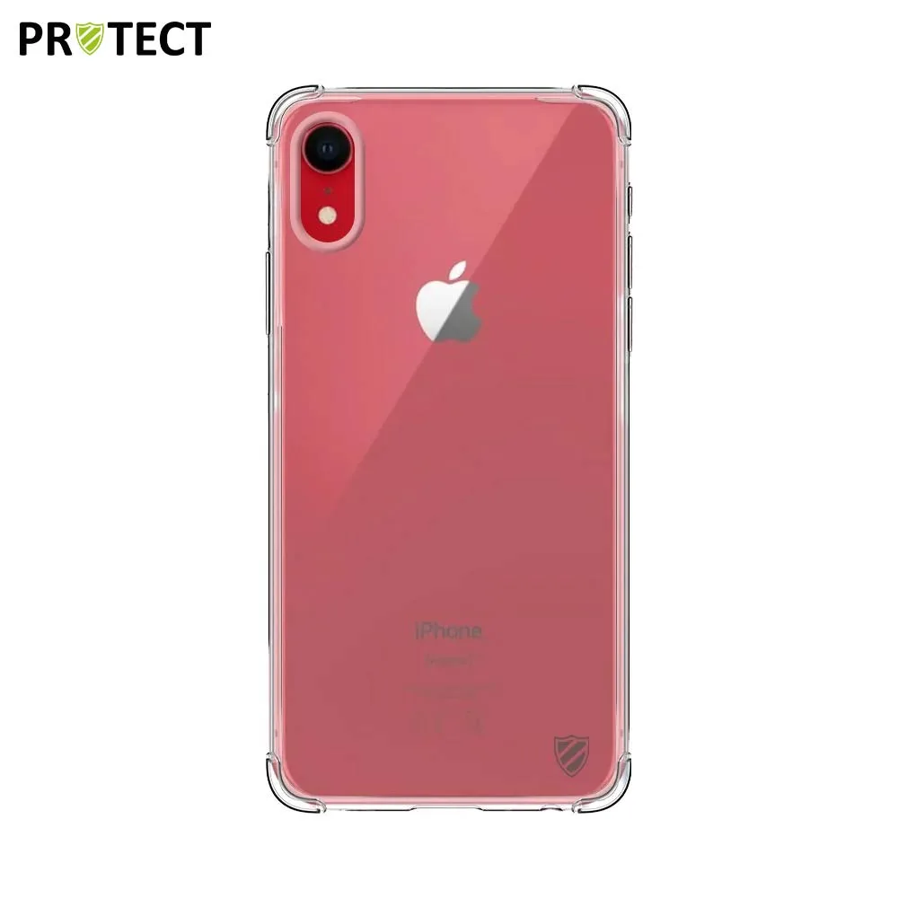Pack de 10 Coques Silicone Renforcée PROTECT pour Apple iPhone XR Bulk Transparent — vue 2
