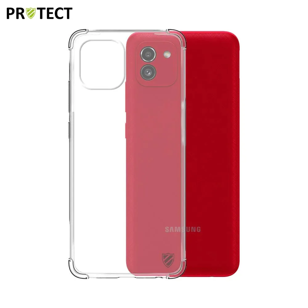 Pack de 10 Coques Renforcée PROTECT Samsung Galaxy A03 Bulk Transparent