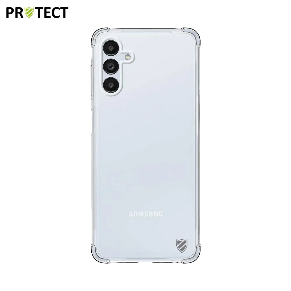 Pack de 10 Coques Silicone Renforcée PROTECT pour Samsung Galaxy A13 5G A136 Bulk Transparent — vue 2