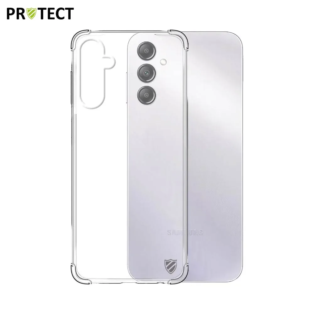 Pack de 10 Coques Silicone Renforcée PROTECT pour Samsung Galaxy A14 5G A146P Bulk Transparent