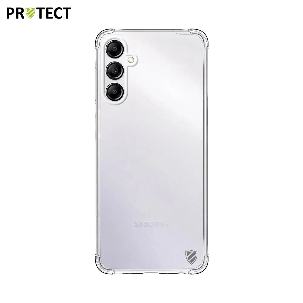 Pack de 10 Coques Silicone Renforcée PROTECT pour Samsung Galaxy A14 5G A146P Bulk Transparent — vue 2