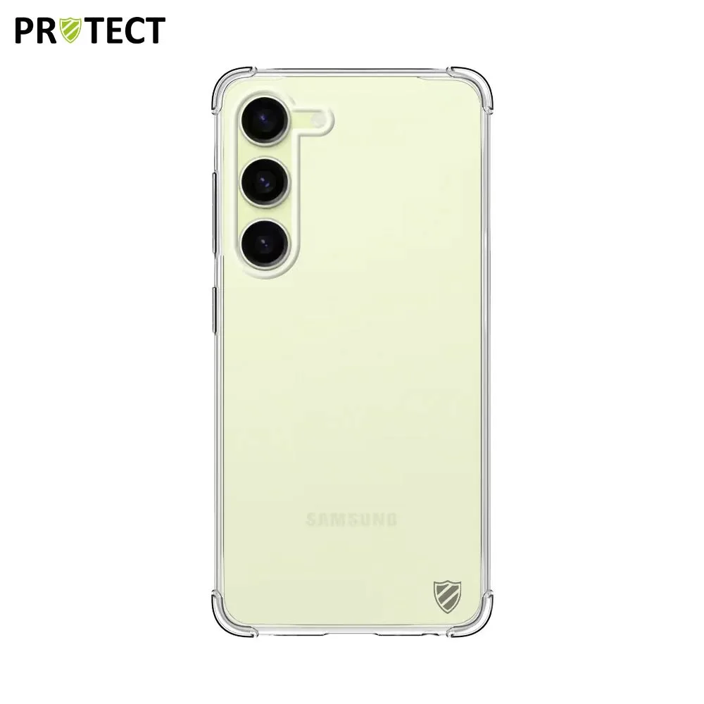 Pack de 10 Coques Silicone Renforcée PROTECT pour Samsung Galaxy S23 5G S911 Bulk Transparent — vue 2