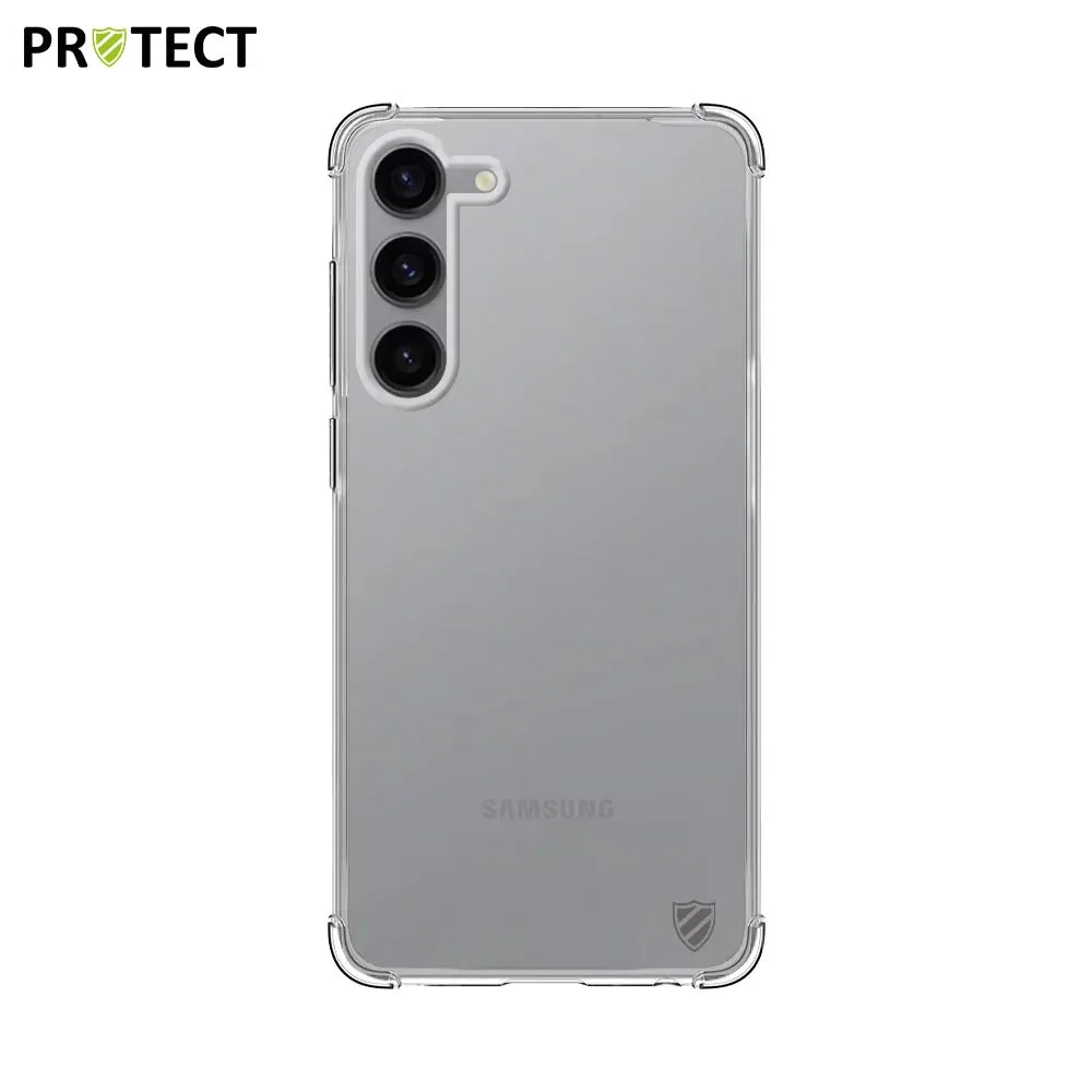 Pack de 10 Coques Silicone Renforcée PROTECT pour Samsung Galaxy S23 Plus 5G S916 Bulk Transparent — vue 2