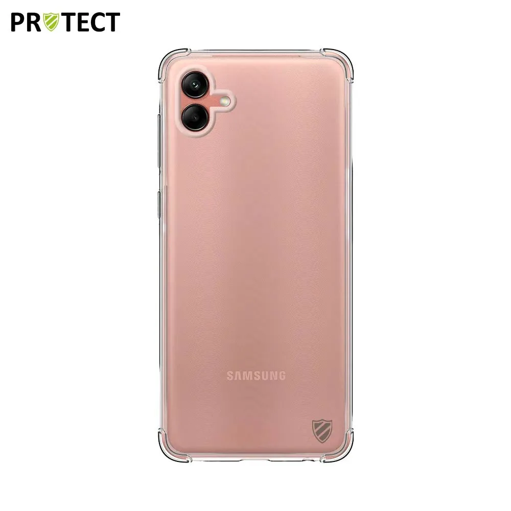 Pack de 10 Coques Silicone Renforcée PROTECT pour Samsung Galaxy A04 A045 Bulk Transparent — vue 2
