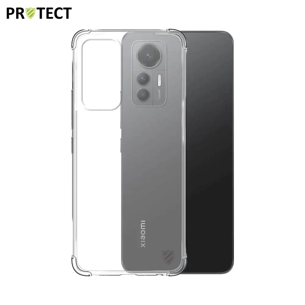 Coque Silicone Renforcée PROTECT pour Xiaomi 12 Lite Transparent