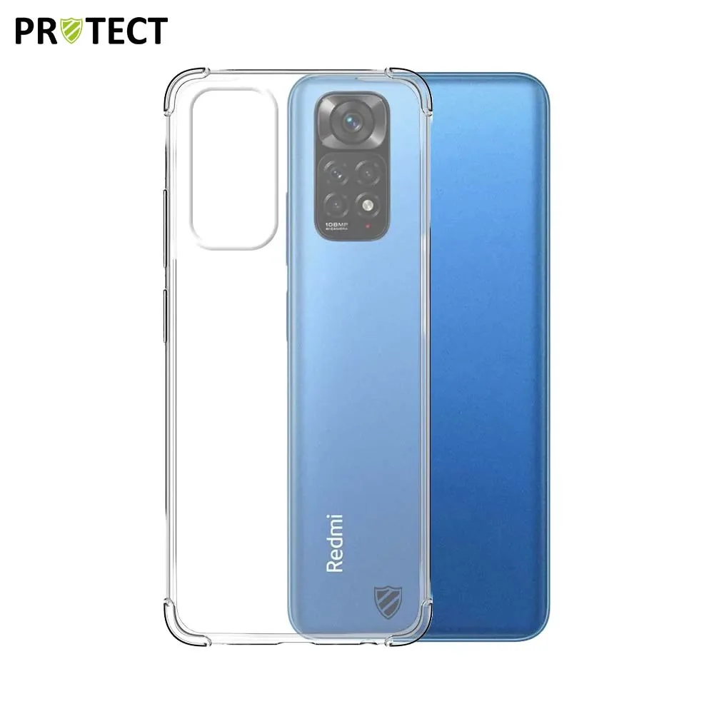 Coque Silicone Renforcée PROTECT pour Xiaomi Redmi Note 11 4G & Redmi Note 11S 4G Transparent