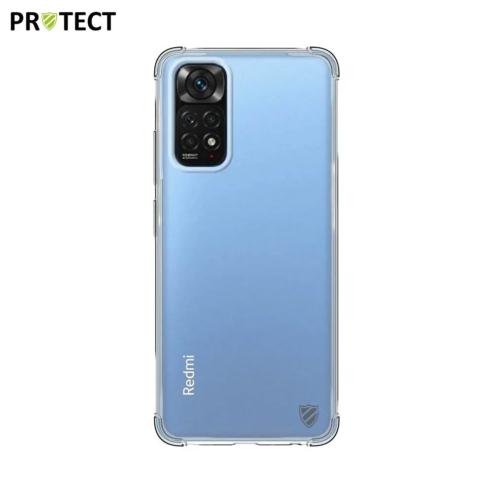 Coque Silicone Renforcée PROTECT pour Xiaomi Redmi Note 11 4G & Redmi Note 11S 4G Transparent — vue 2