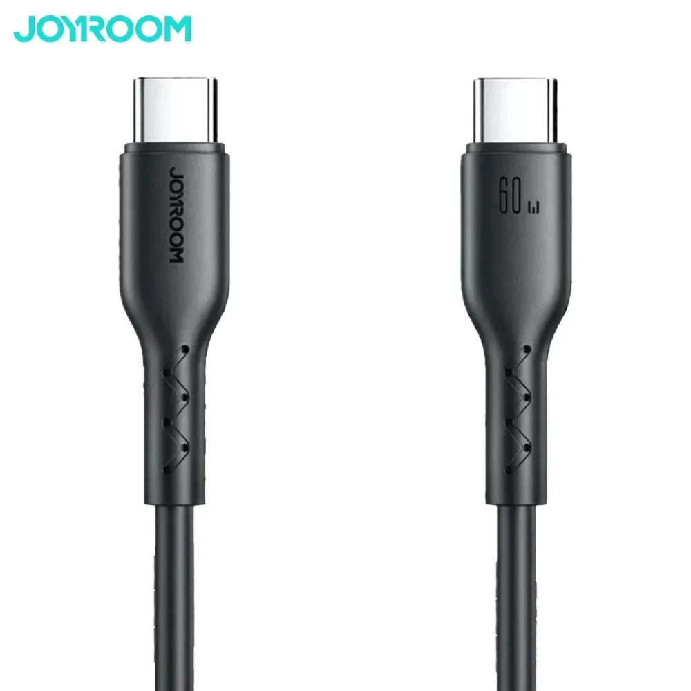 Câble Data USB-C vers USB-C JOYROOM Flash-Charge Series 60W (1m) Noir