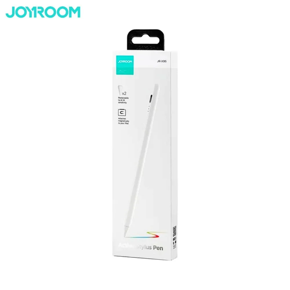 Stylet JOYROOM Actif pour iPad (avec 2 Pointes de Remplacement) Blanc — vue 3