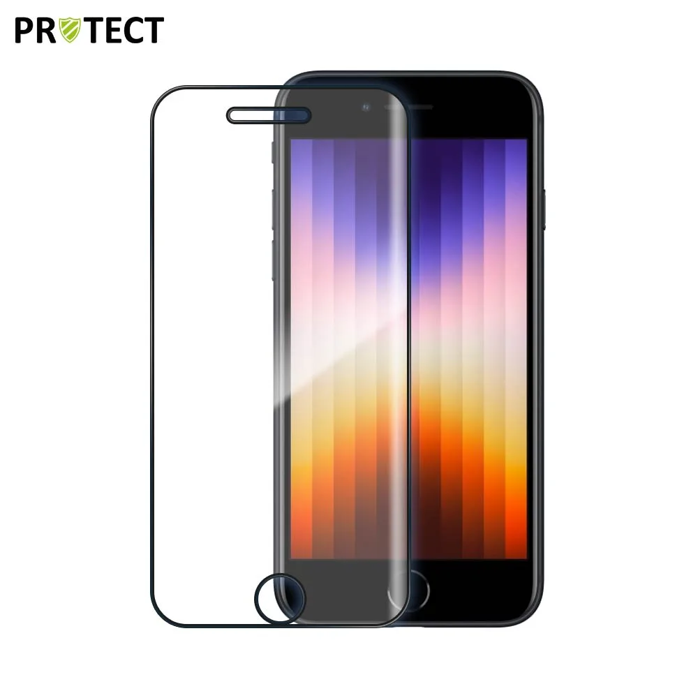Pack Verre Trempé Intégral PROTECT pour Apple iPhone SE 2 & SE 3 x10 Noir