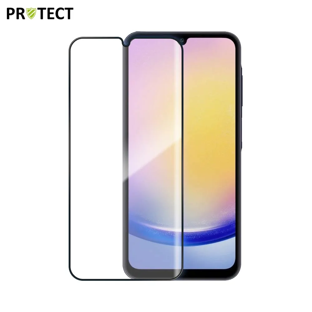 Pack Verre Trempé Intégral PROTECT pour Samsung Galaxy M34 5G M346, A25 5G A256, A15 5G A156B & A15 4G A155 x10 Noir