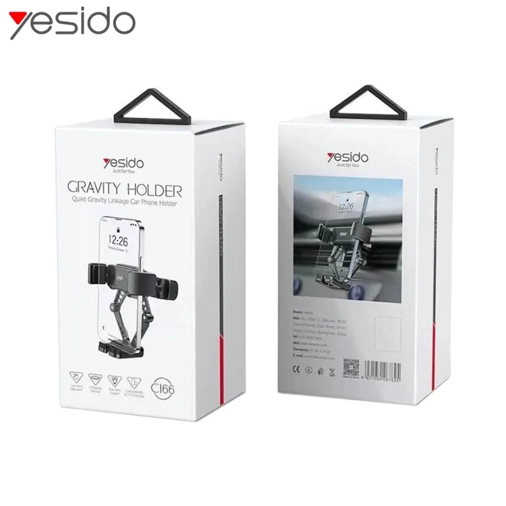 Support Smartphone pour Voiture Yesido C166 Noir — vue 2
