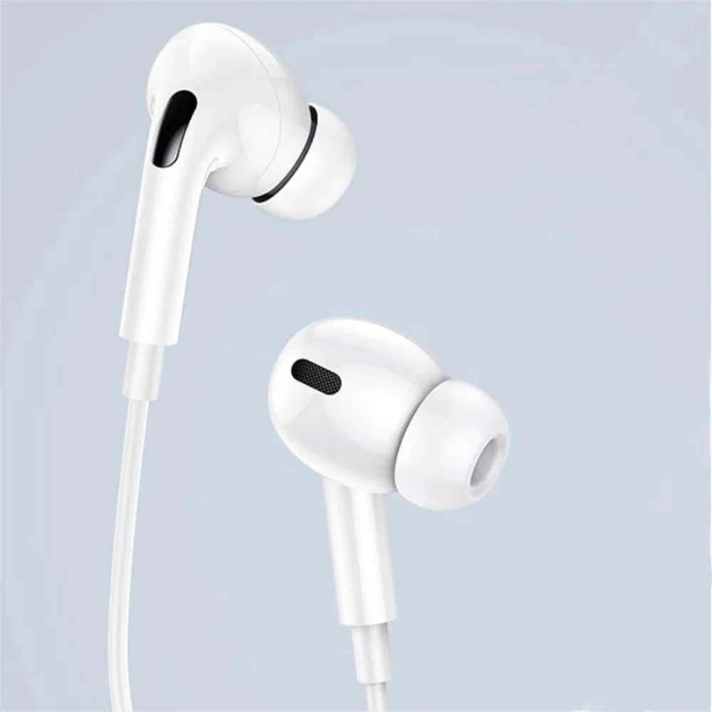 Écouteurs Filaires Jack 3.5mm Usams 3.5mm Blanc — vue 3