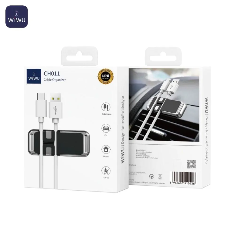 Organisateur de Câble Wiwu CH011 Noir — vue 3