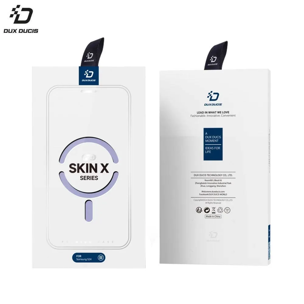 Housse de Protection Skin X Pro Dux Ducis pour Samsung Galaxy S24 5G S921 MagSafe Noir — vue 2