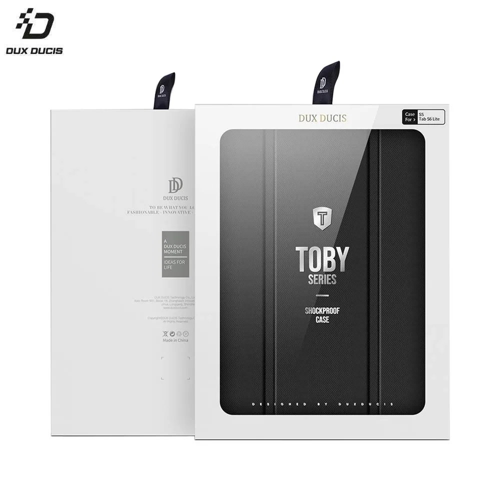 Housse de Protection Toby Dux Ducis pour Samsung Galaxy Tab S6 Lite Wi-Fi P610 & S6 Lite 4G P615 Noir — vue 2