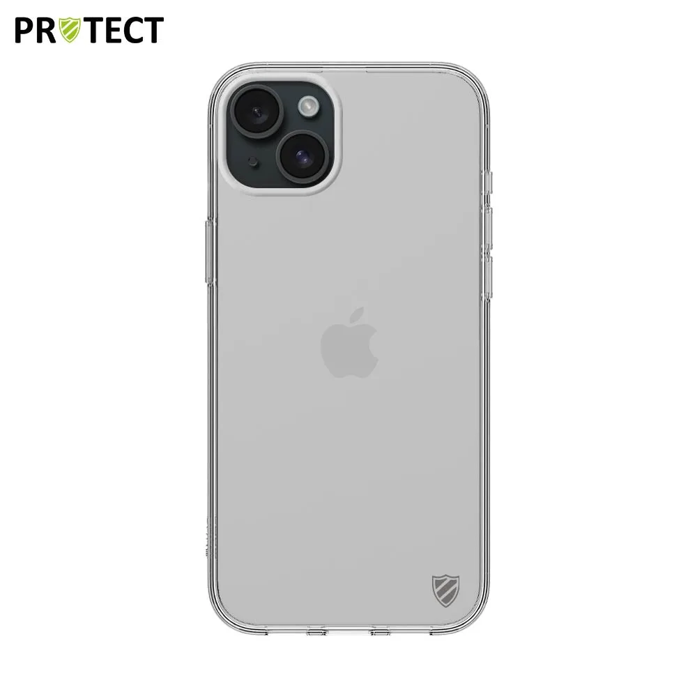 Pack de 10 Coques Silicone PROTECT pour Apple iPhone 15 Plus Bulk Transparent — vue 2