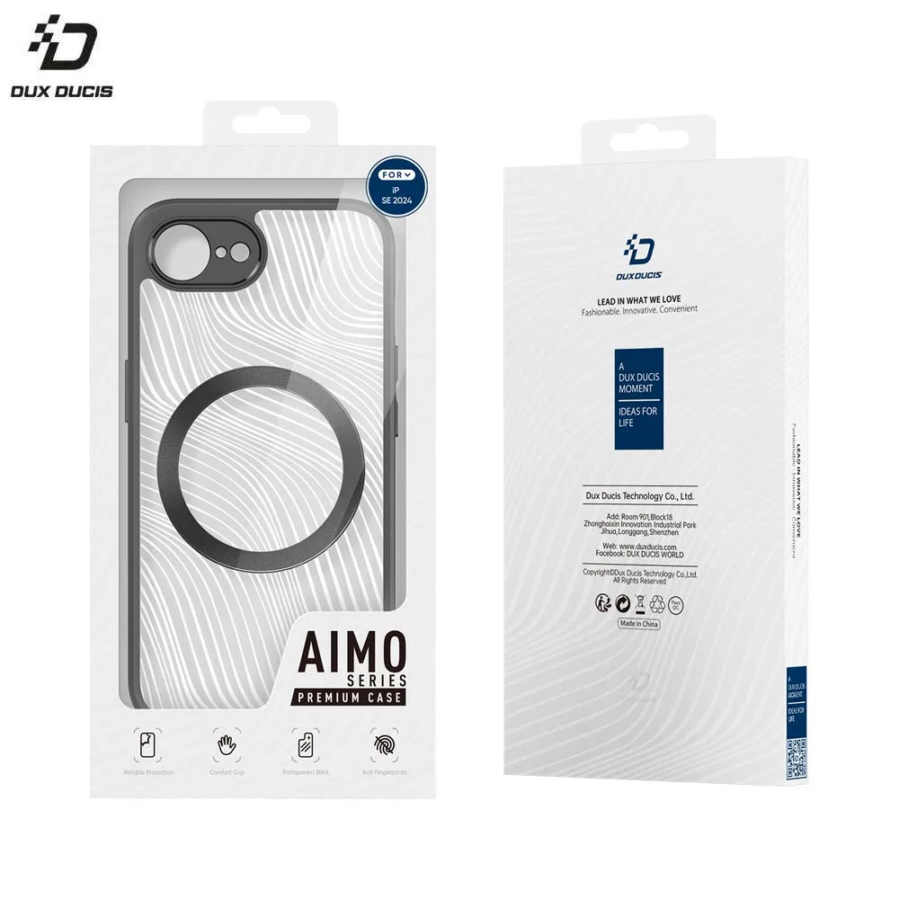 Coque de Protection Aimo Mag Dux Ducis pour Apple iPhone 16e Noir — vue 2