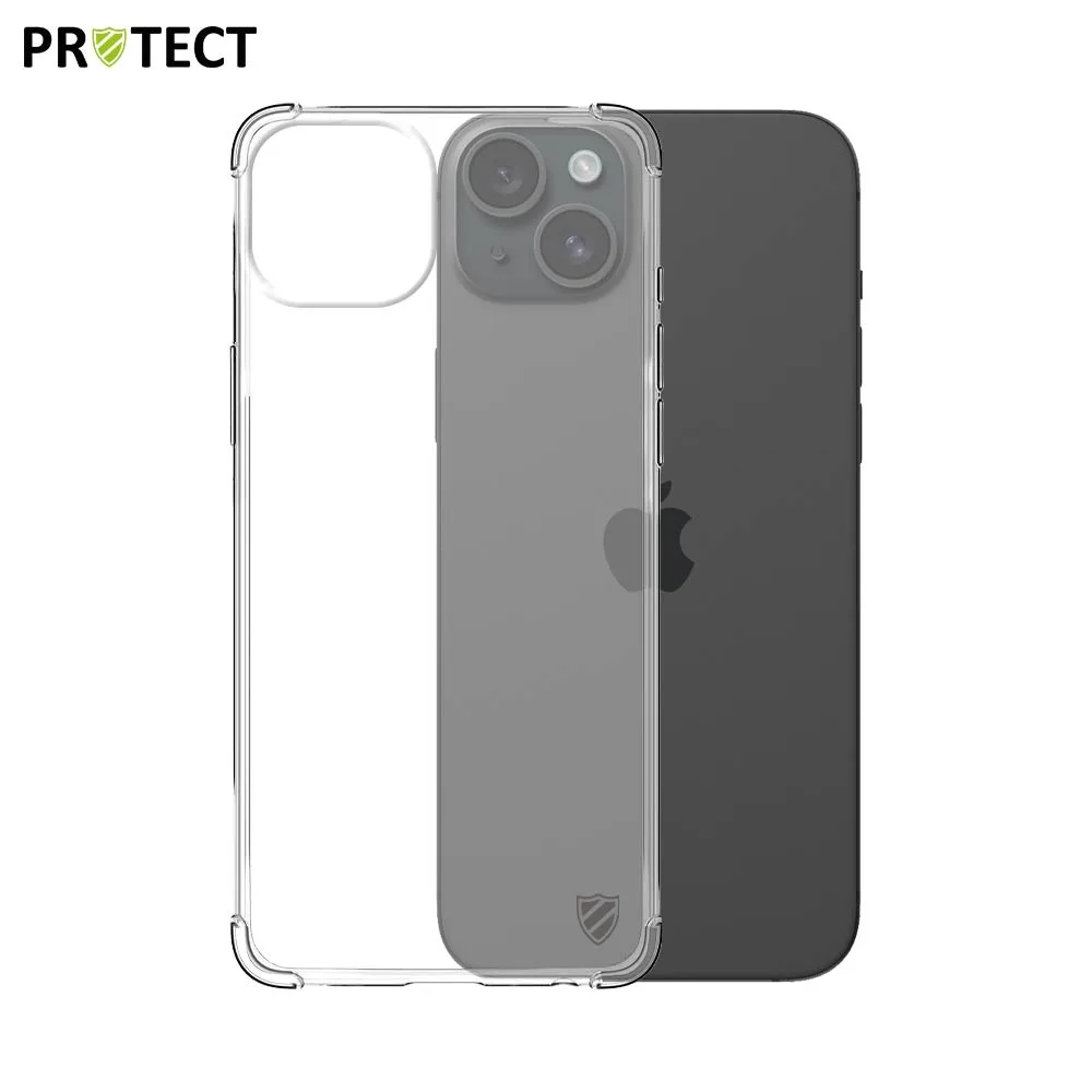 Pack de 10 Coques Silicone Renforcée PROTECT pour Apple iPhone 16 Plus Transparent