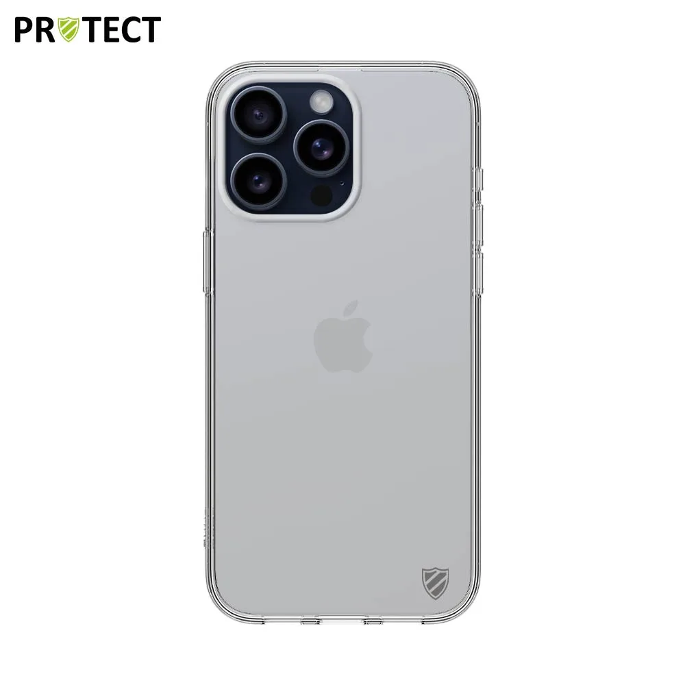 Pack de 10 Coques Silicone PROTECT pour Apple iPhone 15 Pro Max Bulk Transparent — vue 2