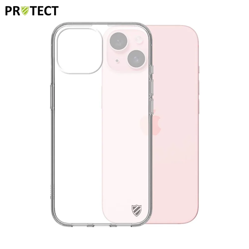 Coque Silicone PROTECT pour Apple iPhone 16 Transparent