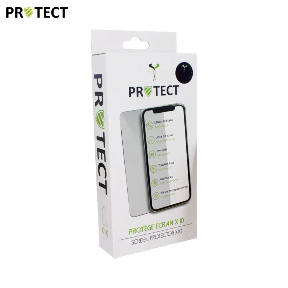 Pack Verre Trempé Classique PROTECT pour Apple iPhone 16 Plus x10 Transparent — vue 2
