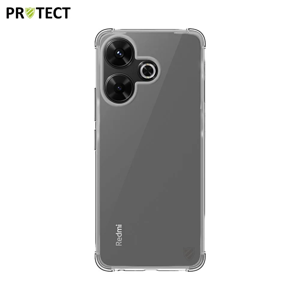 Coque Silicone Renforcée PROTECT pour Xiaomi Redmi 13 4G Transparent