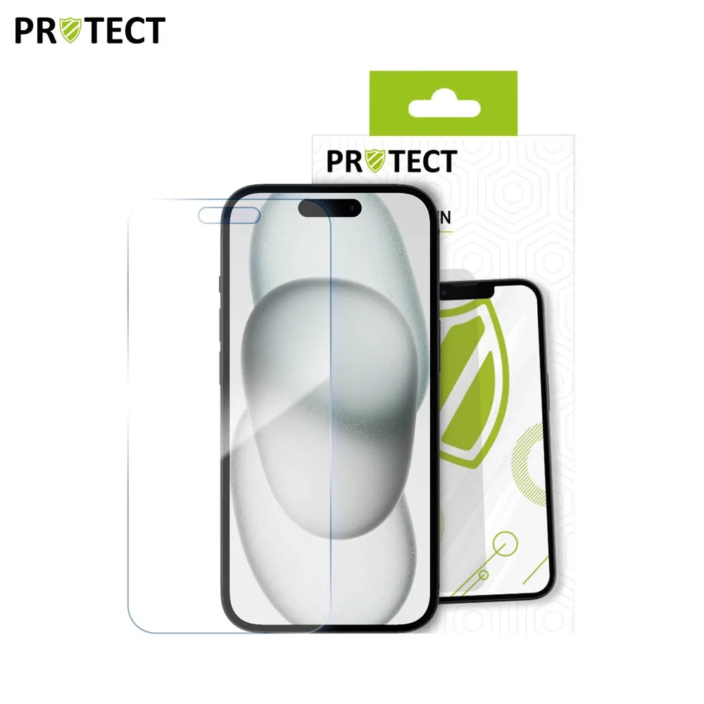 Verre Trempé Classique PROTECT pour Apple iPhone 15 Plus Transparent
