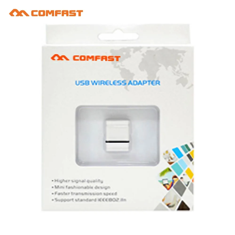 Clé Wifi Comfast N 150Mbps Blanc — vue 3