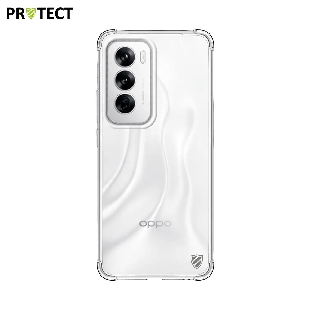 Coque Silicone Renforcée PROTECT pour OPPO Reno 12 5G Transparent — vue 2