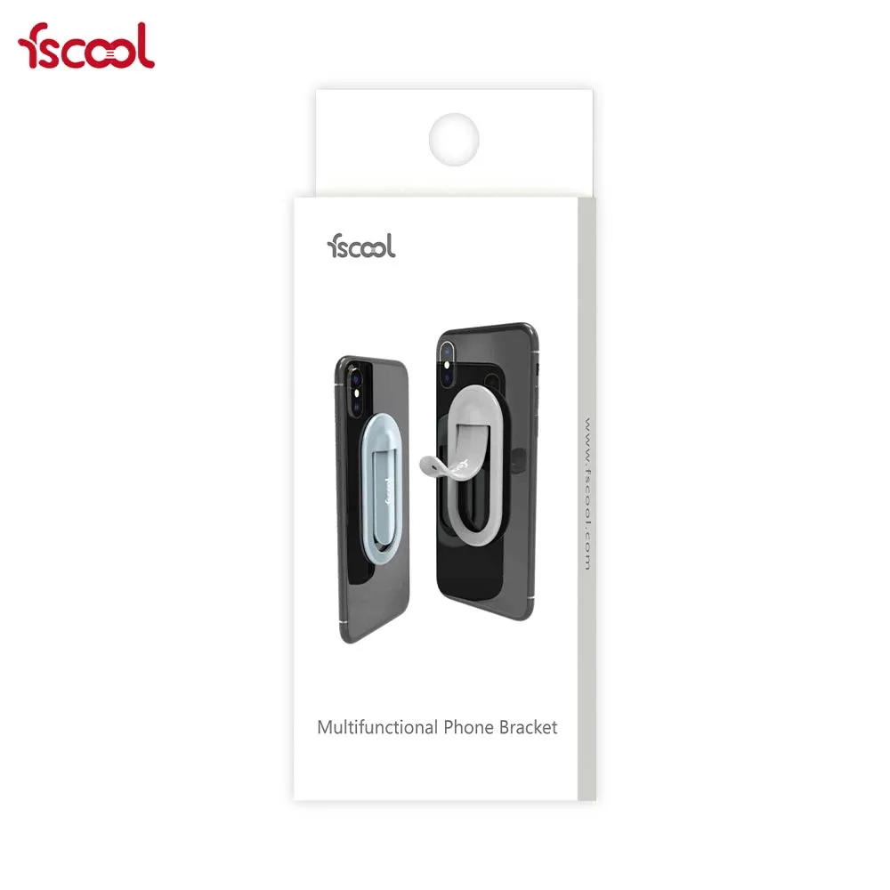 Support Smartphone Silicone fscool M1 Plus (Bureau et Voiture) Noir — vue 3
