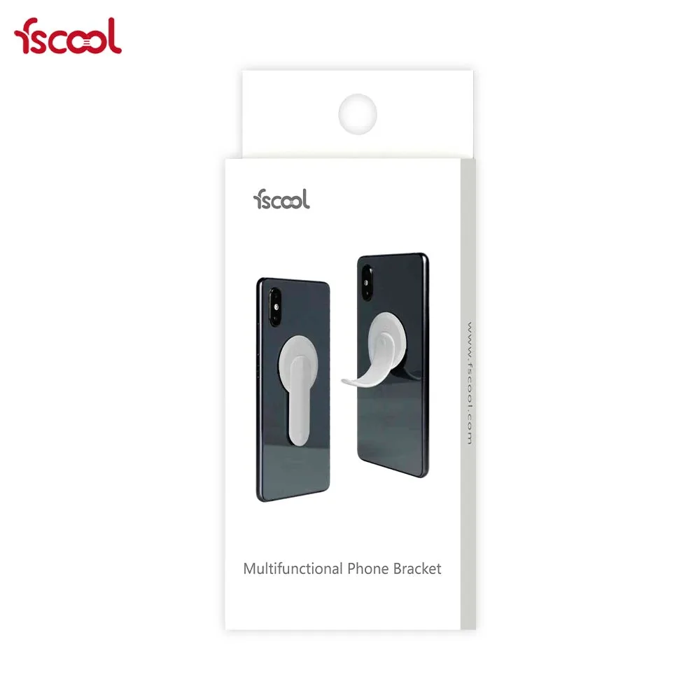 Support Smartphone Silicone fscool M2 Mini (Bureau, PC Portable et Voiture) Blanc — vue 3