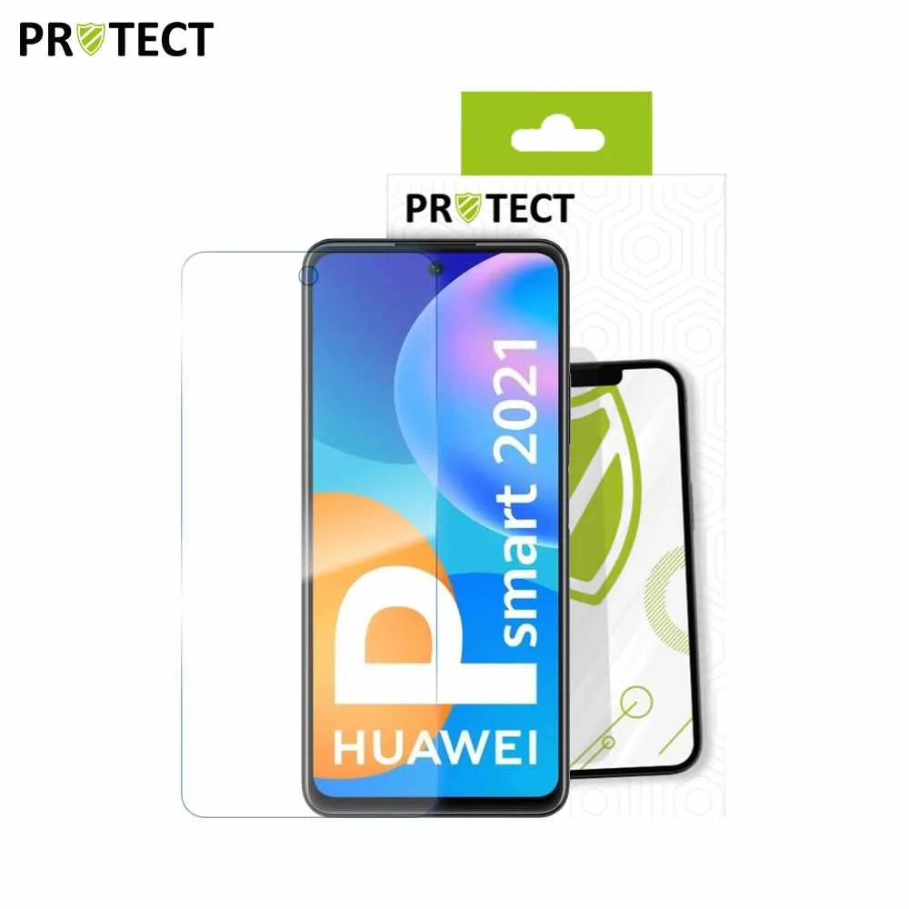 Verre Trempé Classique PROTECT pour Huawei P Smart 2021 Transparent — vue 2