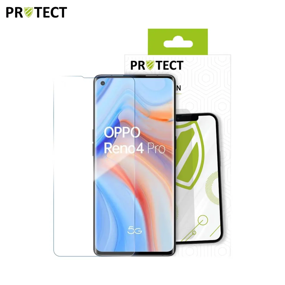 Verre Trempé Classique PROTECT pour OPPO Reno 4 Pro 5G Transparent — vue 2