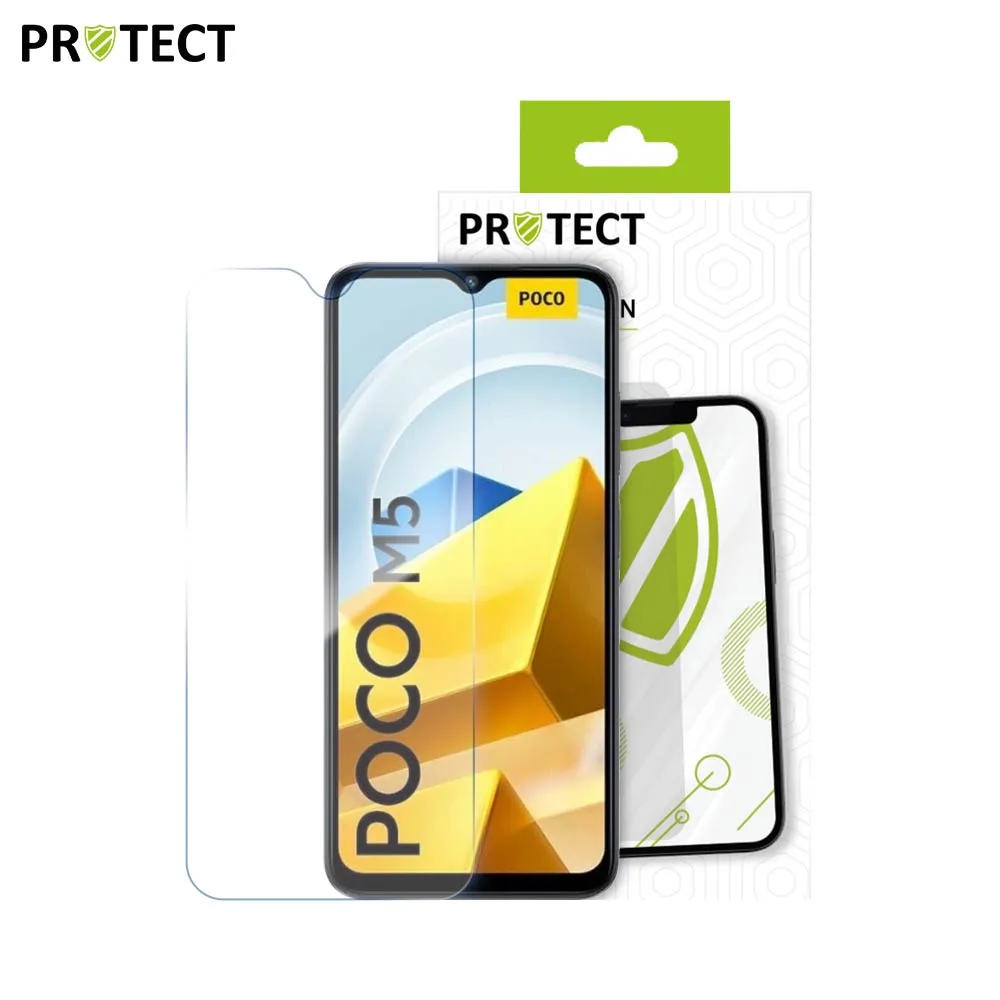 Verre Trempé Classique PROTECT pour Xiaomi Poco M5 Transparent — vue 2