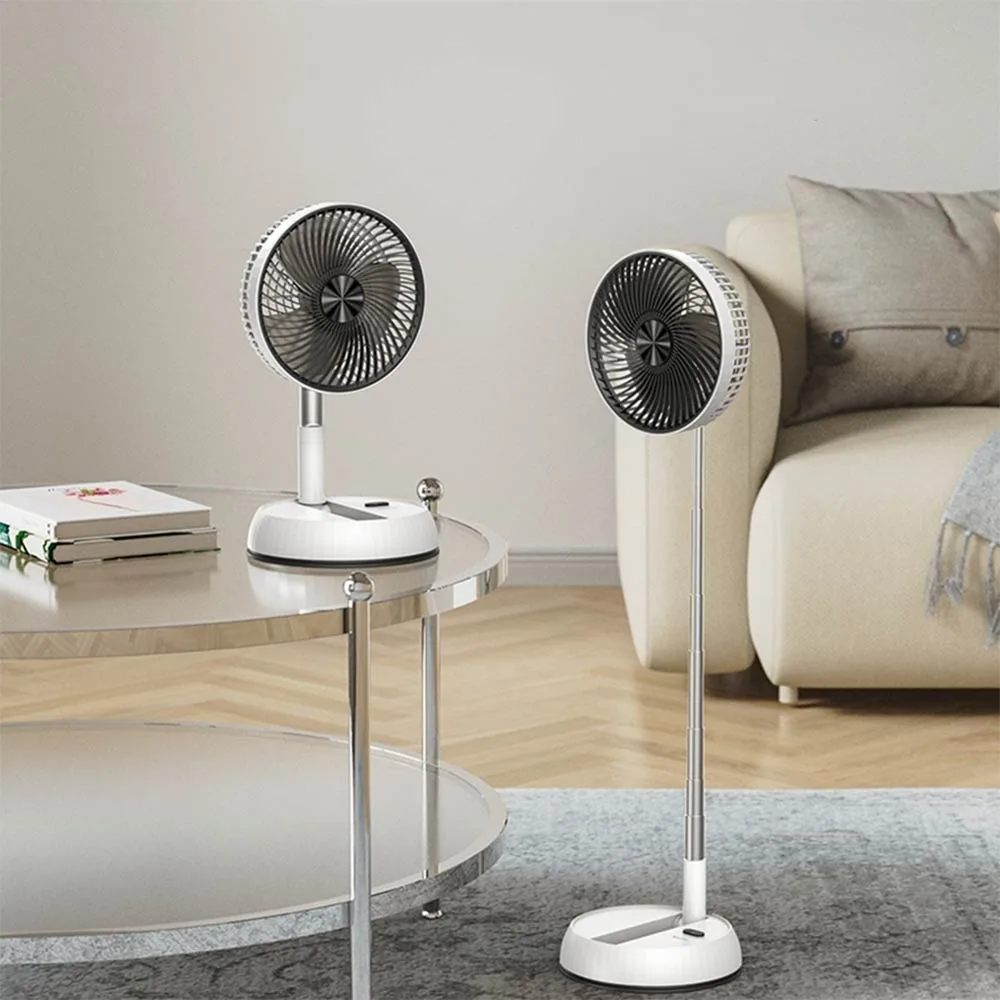 Ventilateur sur Pied Yesido YF11 Pliable et Ajustable (avec Télécommande) Blanc