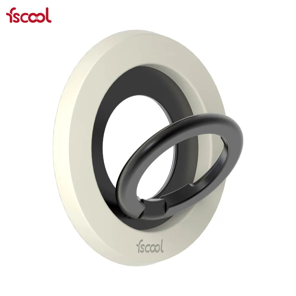 Bague Support Smartphone fscool R2 Magrip MagSafe Blanc