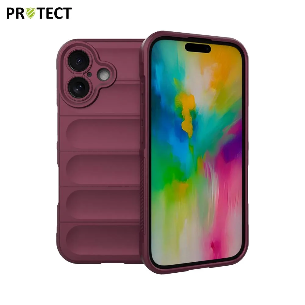 Coque de Protection IX008 PROTECT pour Apple iPhone 16 Prune