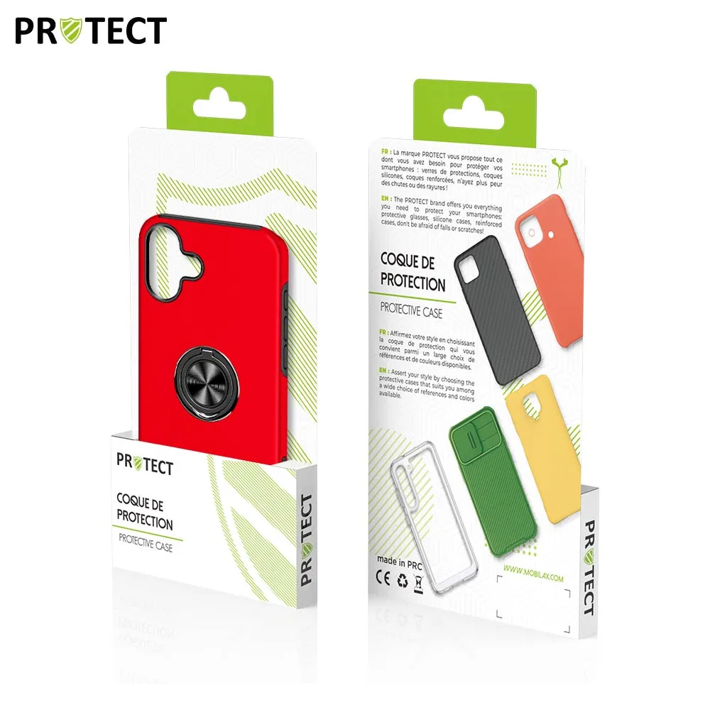 Coque de Protection IE013 PROTECT pour Apple iPhone 16 Rouge