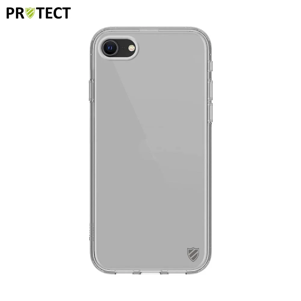 Coque Silicone PROTECT pour Apple iPhone SE (2nd Gen) Transparent