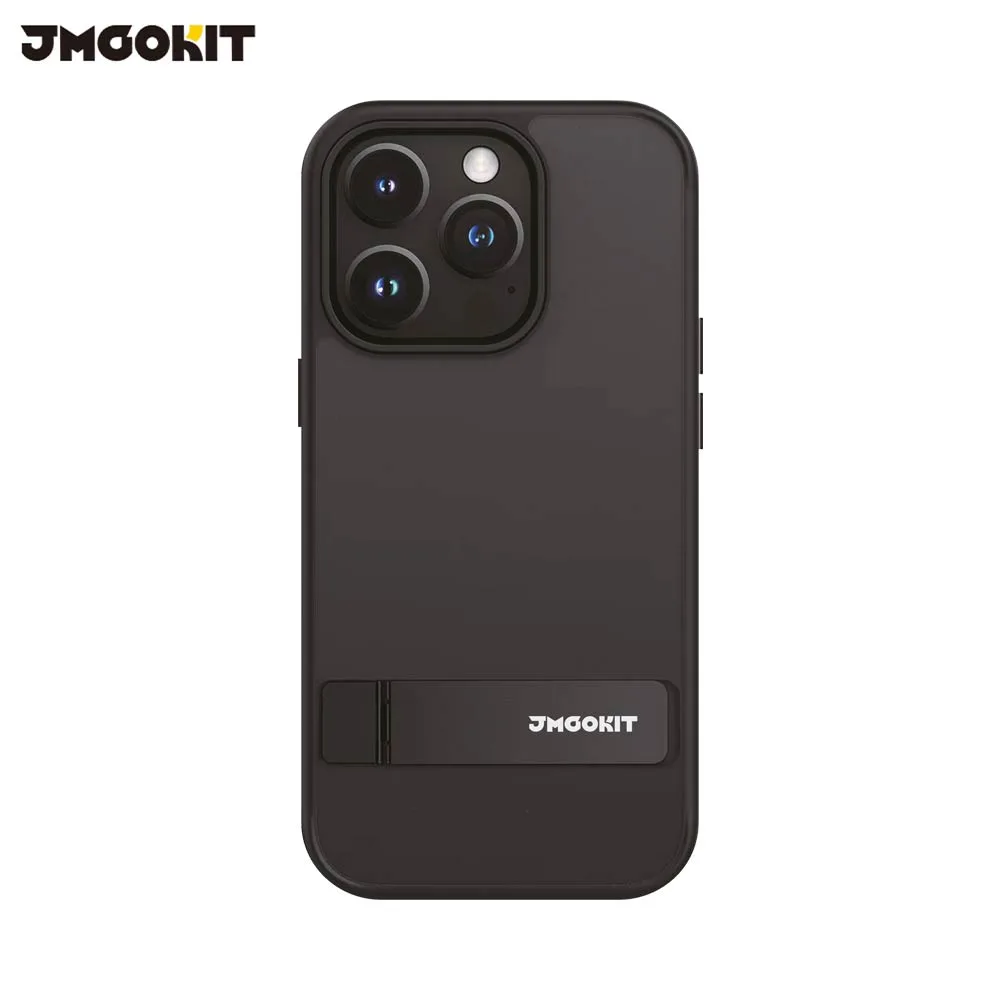 Coque de Protection Metal Bracket JMGOKIT pour Apple iPhone 16 Pro Max Noir