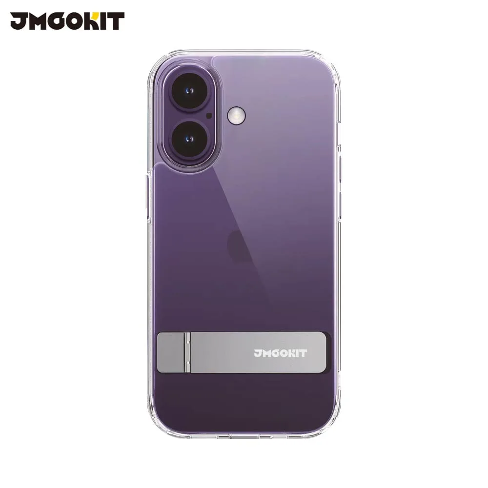 Coque Metal Bracket JMGOKIT Apple iPhone 16 Transparent