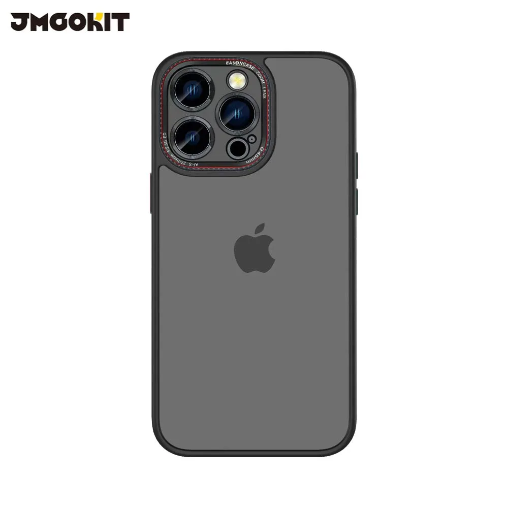 Coque de Protection Canon Lens JMGOKIT pour Apple iPhone 16 Pro Max Noir