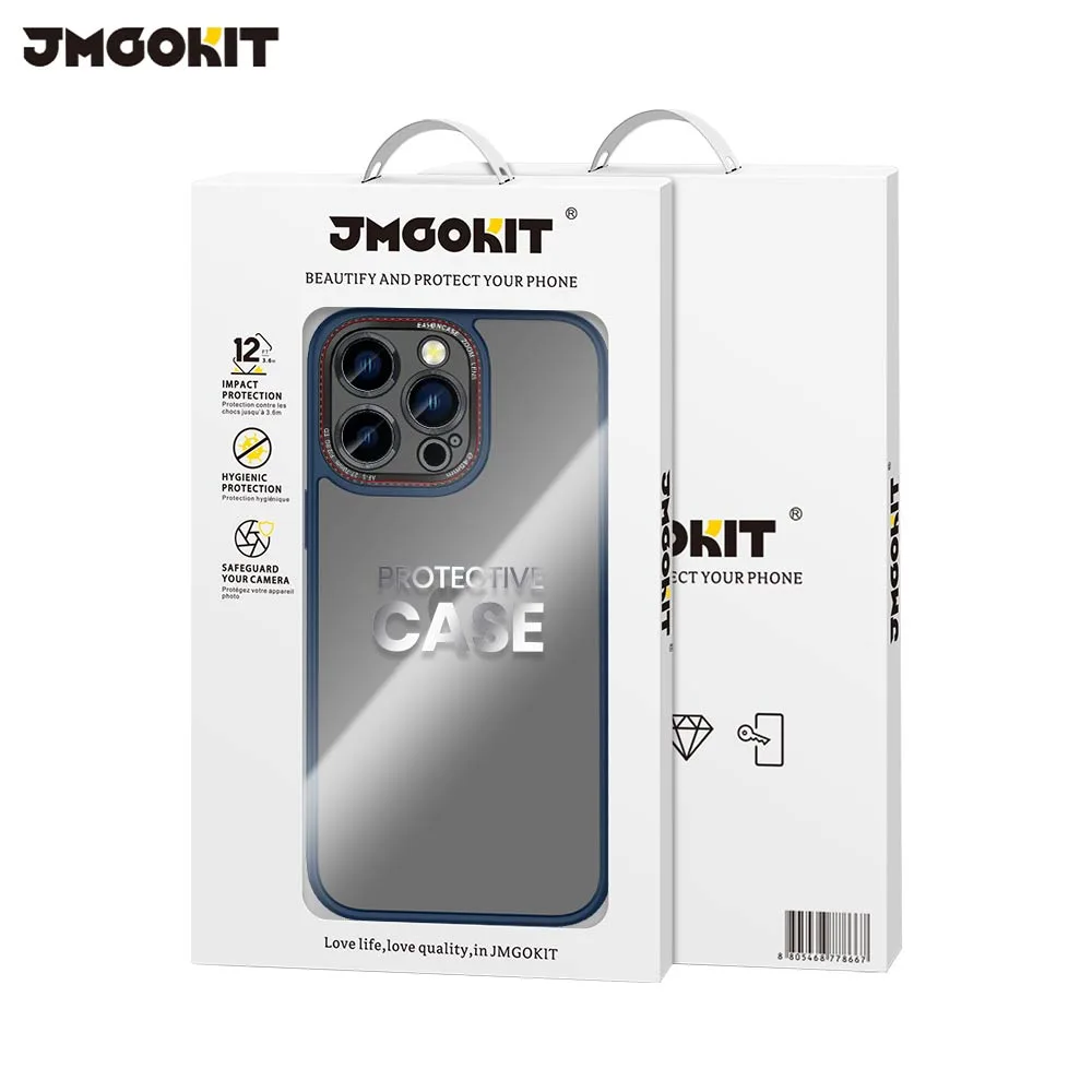 Coque de Protection Canon Lens JMGOKIT pour Apple iPhone 16 Pro Bleu — vue 2