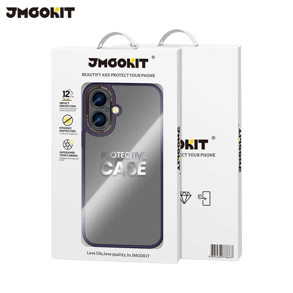 Coque de Protection Canon Lens JMGOKIT pour Apple iPhone 16 Plus Violet — vue 2