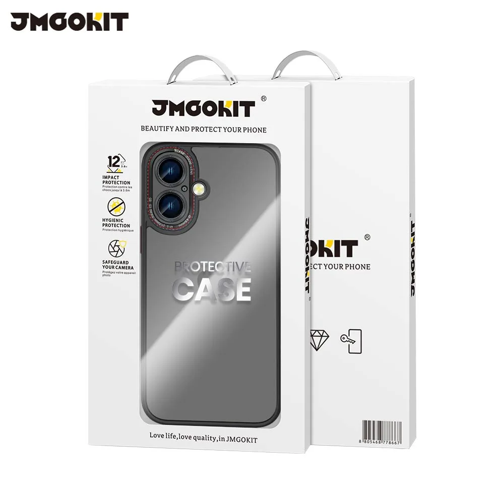 Coque de Protection Canon Lens JMGOKIT pour Apple iPhone 16 Plus Noir — vue 2