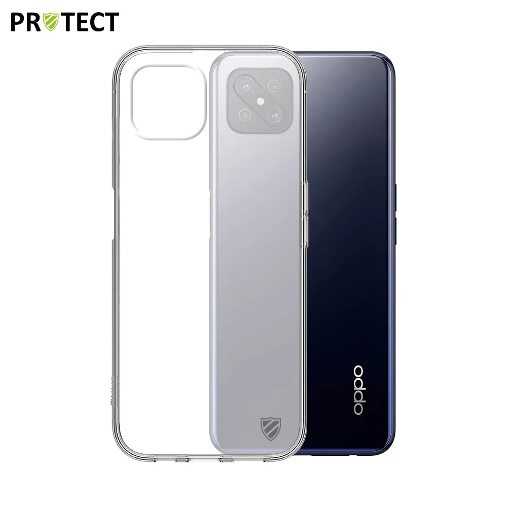 Coque Silicone PROTECT pour OPPO Reno 4 Z 5G Transparent