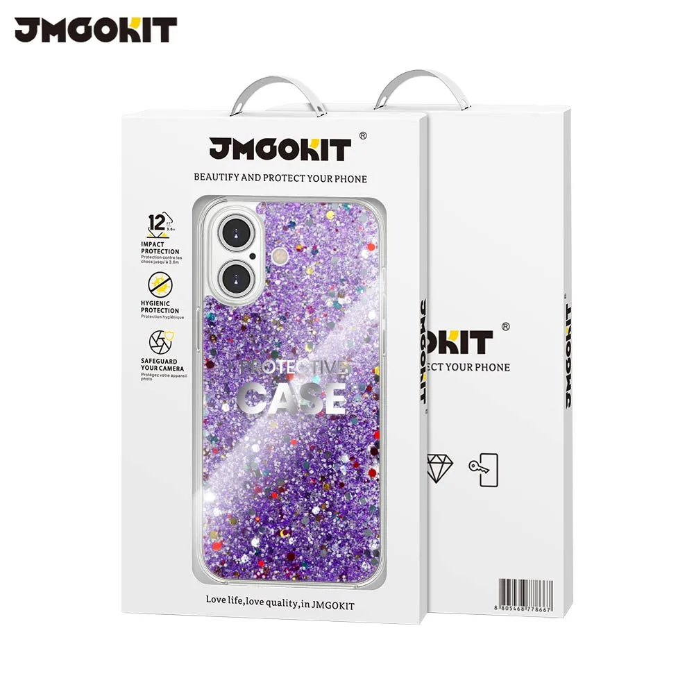 Coque de Protection Twinkle JMGOKIT pour Apple iPhone 16 Violet — vue 2